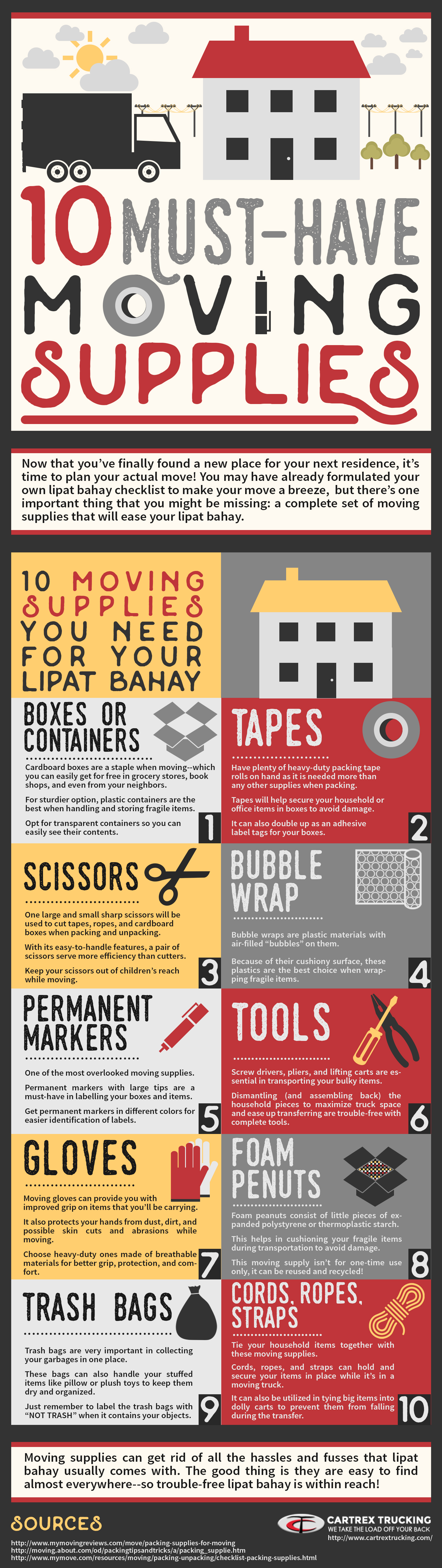 10 Must-have Moving Supplies